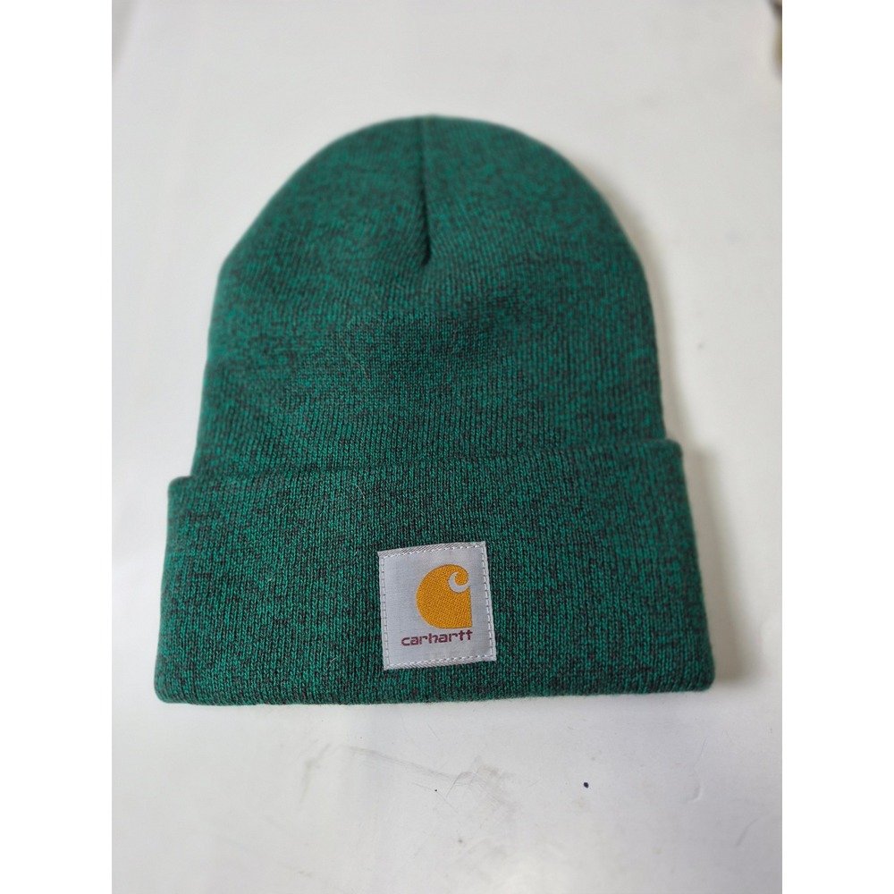 Carhartt Acrylic Watch Hat Beanie Hunter Green Heather Cuffed Knit Cap